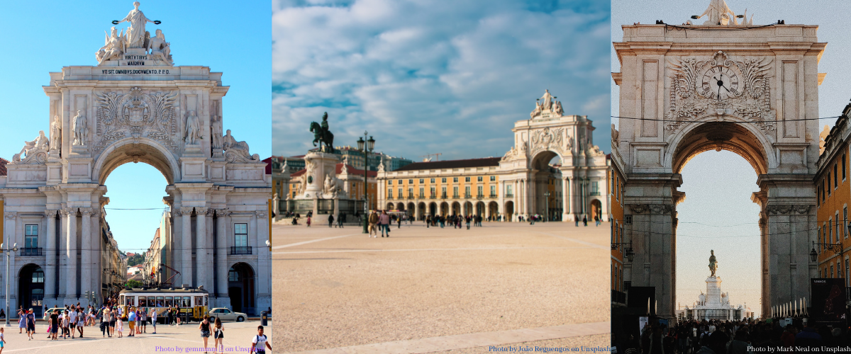 Foto de La Plaza de Comercio y Arco da Rua Augusta, Lisboa