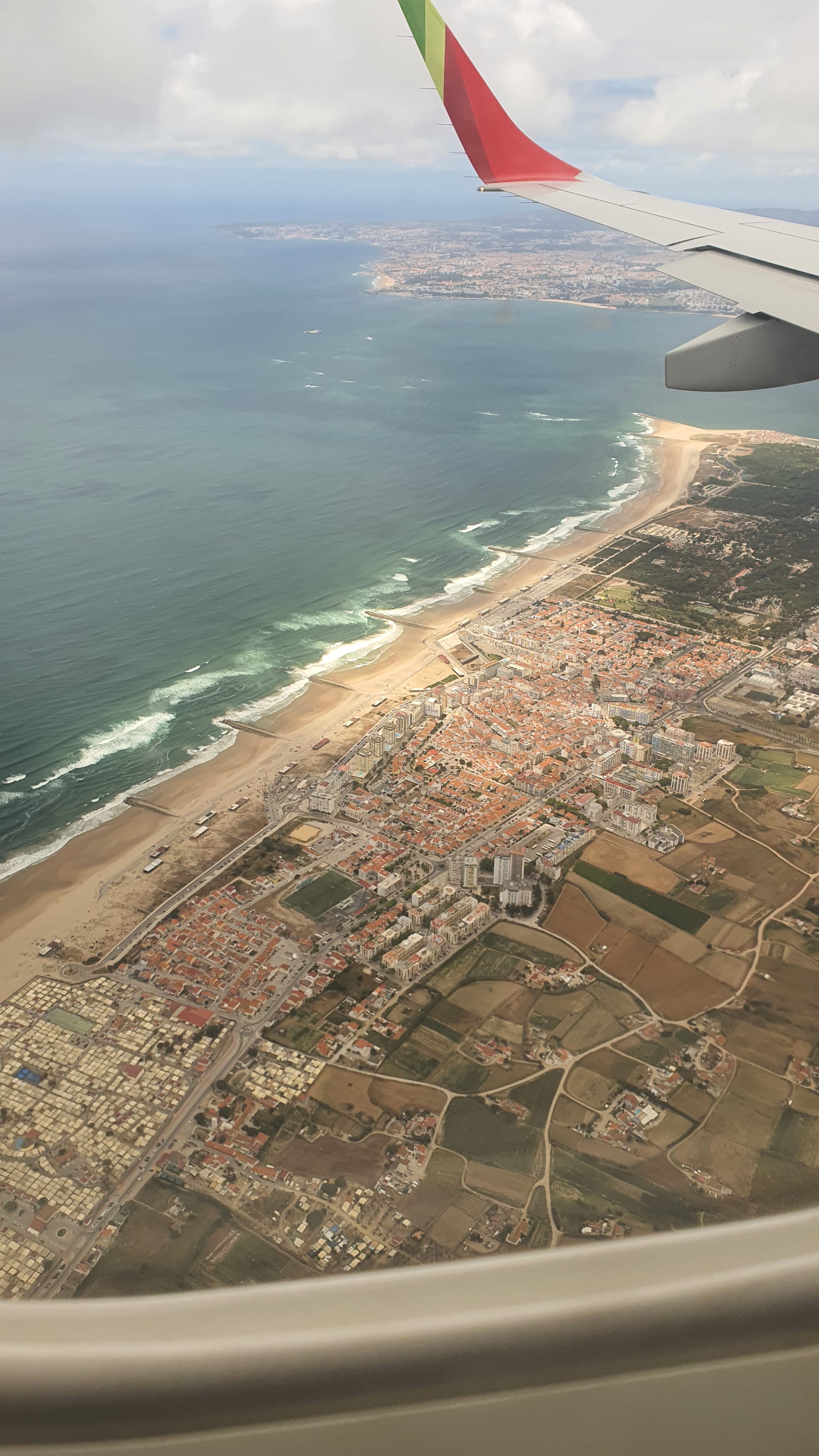 Costa de Caparica, Setúbal (view from plane)